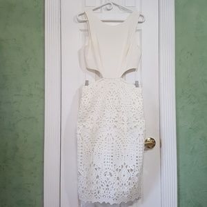 Soiéblu White Cutout Dress